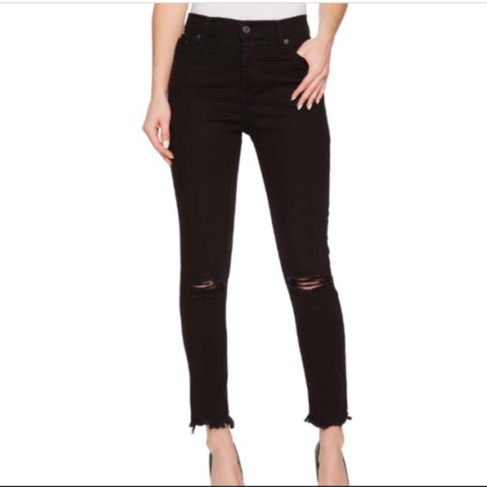 LEVI'S Wedgie Icon Fit High Waist Ripped Skinny Jeans In Black Desert